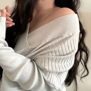 Pale grey sweater